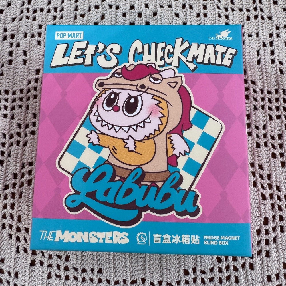 Labubu Monsters Fridge Magnet Blind box, unopened, Sold out at PopMart, fun gift